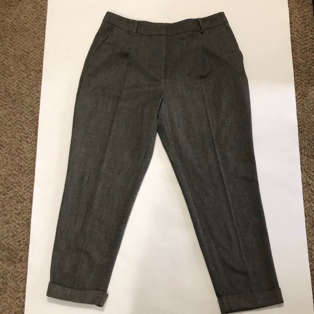 Zara herringbone trousers